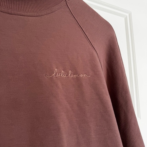 lululemon athletica Up High Pullover Sweatshirt - Mock Neck - Spanish Oak - Picture 6 of 14